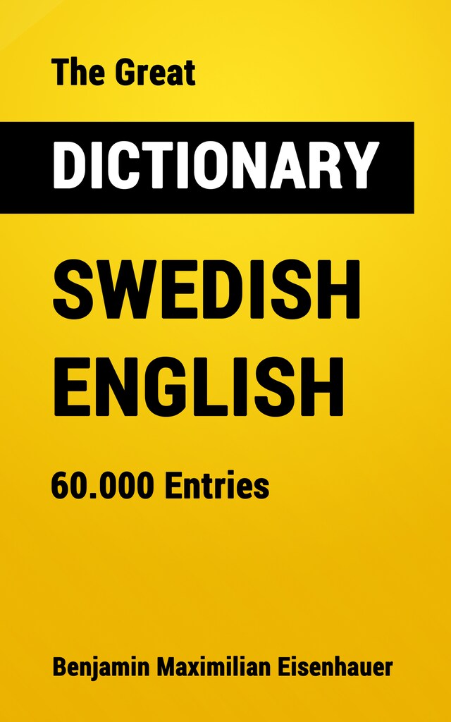 Buchcover für The Great Dictionary Swedish - English