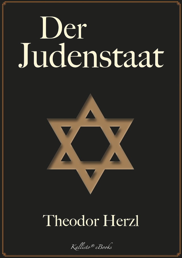 Buchcover für Theodor Herzl: Der Judenstaat