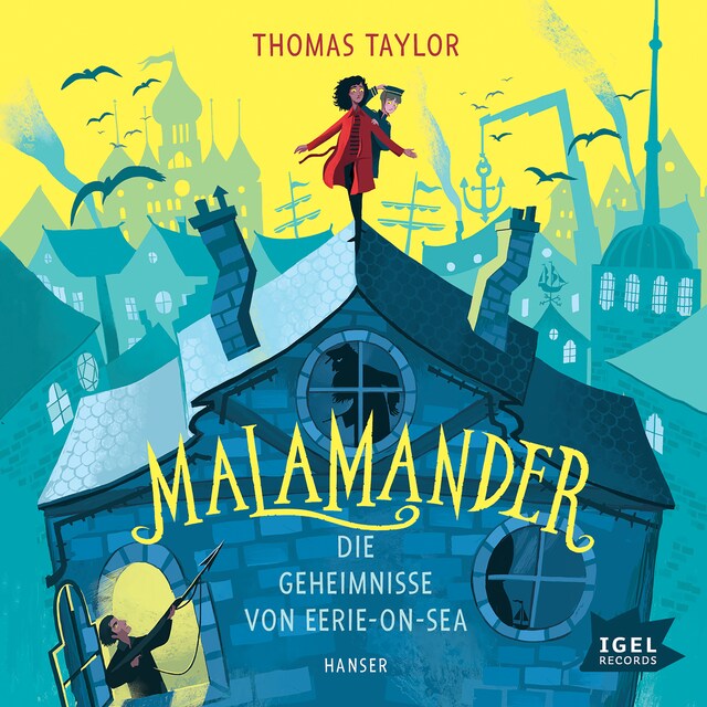 Book cover for Malamander. Die Geheimnisse von Eerie-on-Sea