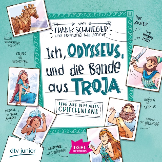 Couverture de livre pour Ich, Odysseus, und die Bande aus Troja