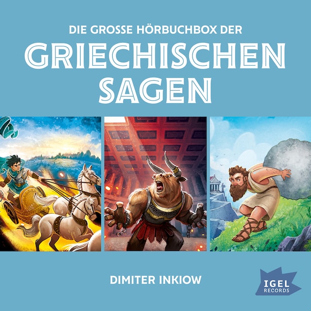 Couverture de livre pour Die große Hörbuchbox der griechischen Sagen