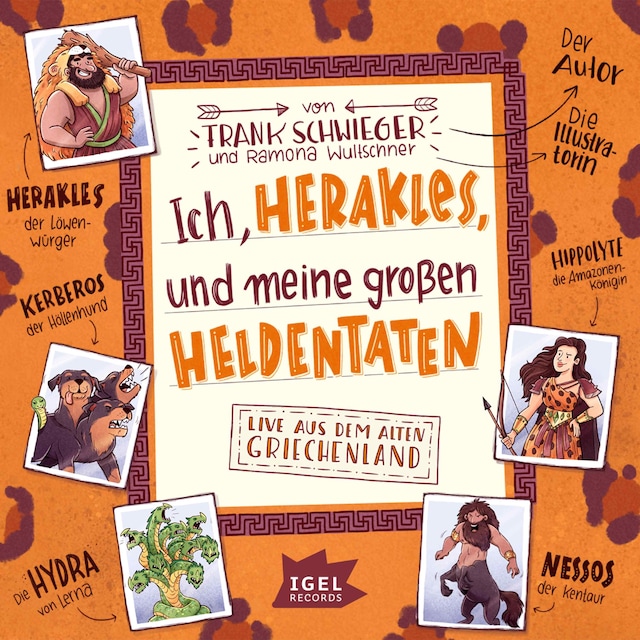 Book cover for Ich, Herakles, und meine großen Heldentaten