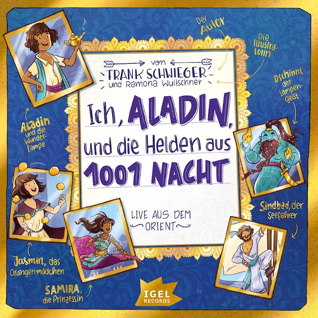 Couverture de livre pour Ich, Aladin und die Helden aus 1001 Nacht