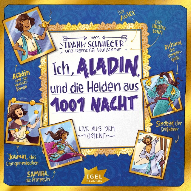 Couverture de livre pour Ich, Aladin und die Helden aus 1001 Nacht