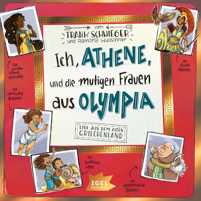 Book cover for Ich, Athene und die mutigen Frauen aus Olympia