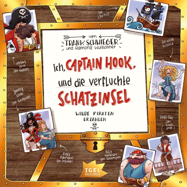 Book cover for Ich, Captain Hook, und die verfluchte Schatzinsel