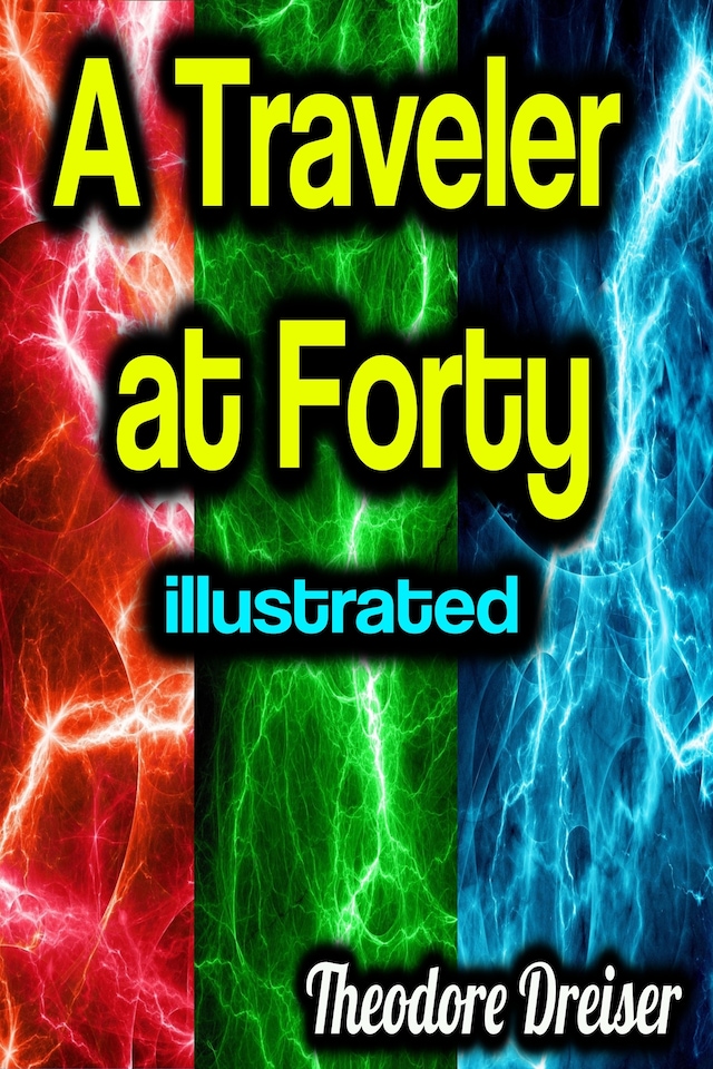 Book cover for A Traveler at Forty illustrated