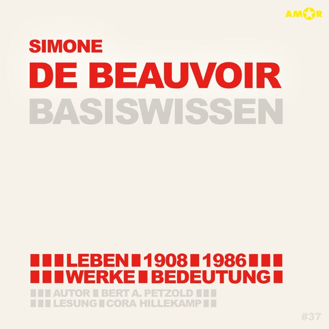 Book cover for Simone de Beauvoir (1908-1986) - Leben, Werk, Bedeutung - Basiswissen (Ungekürzt)