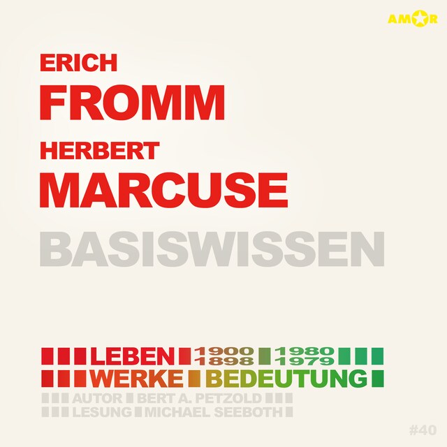 Buchcover für Erich Fromm (1900-1980) und Herbert Marcuse (1898-1979) - Leben, Werke, Bedeutung - Basiswissen - Basiswissen (ungekürzt)