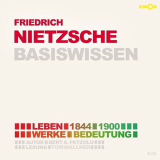 Friedrich Nietzsche (1844-1900) - Leben, Werke, Bedeutung - Basiswissen (ungekürzt) als Hörbuch