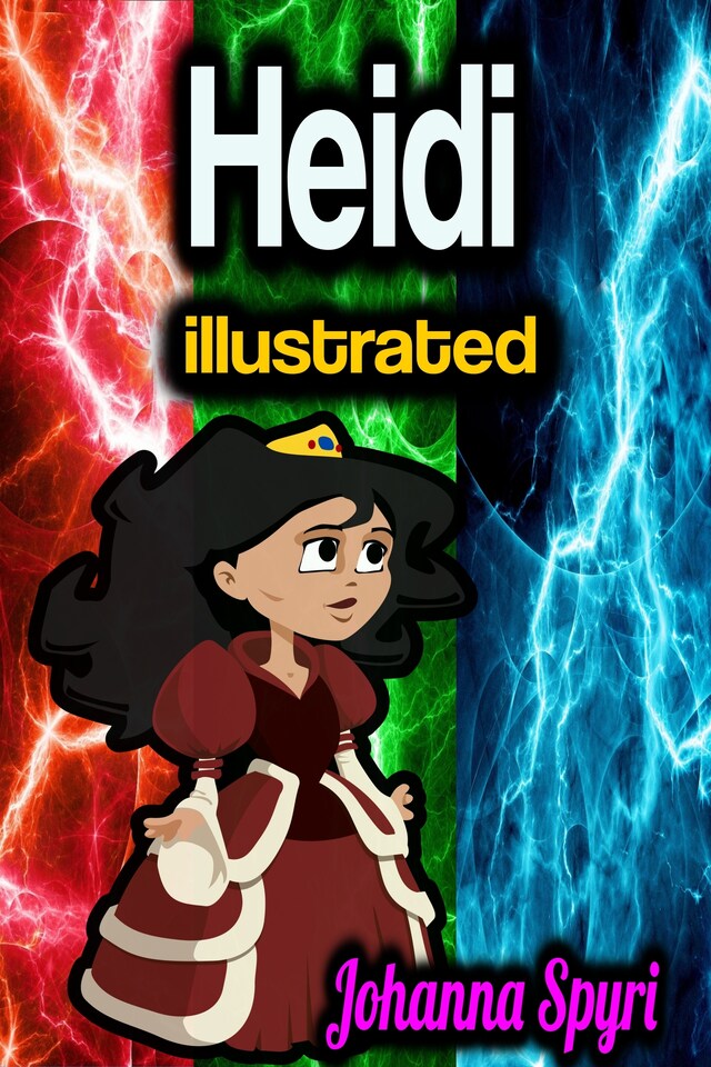 Book cover for Heidi illustrated
