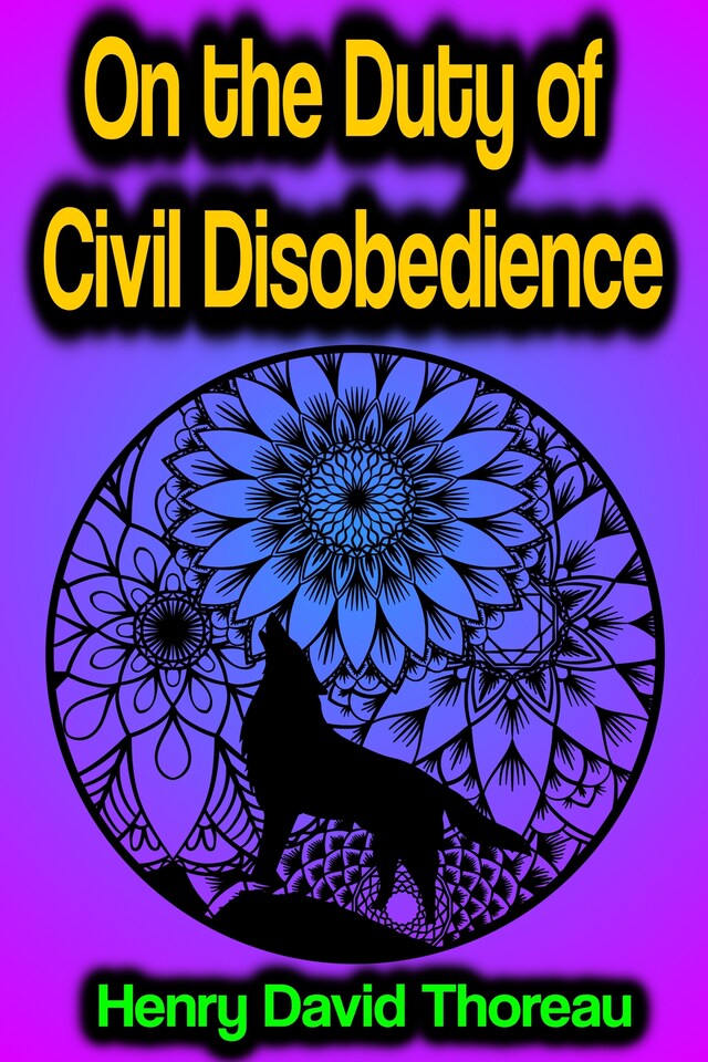 Kirjankansi teokselle On the Duty of Civil Disobedience