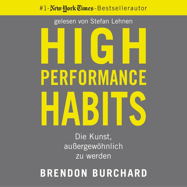 Portada de libro para High Performance Habits