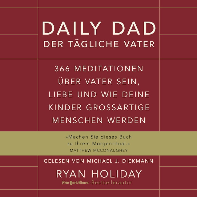 Kirjankansi teokselle Daily Dad – Der tägliche Vater