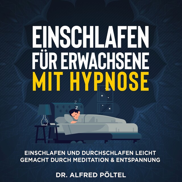 Boekomslag van Einschlafen für Erwachsene mit Hypnose