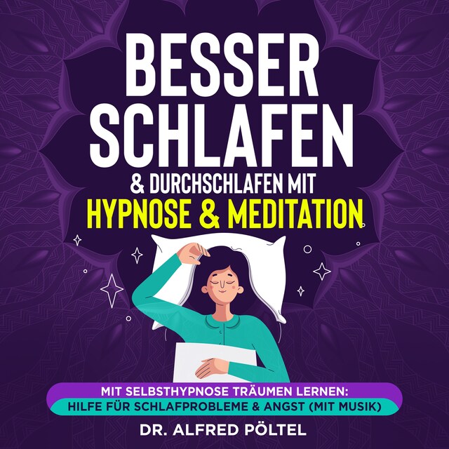 Buchcover für Besser schlafen & durchschlafen mit Hypnose & Meditation