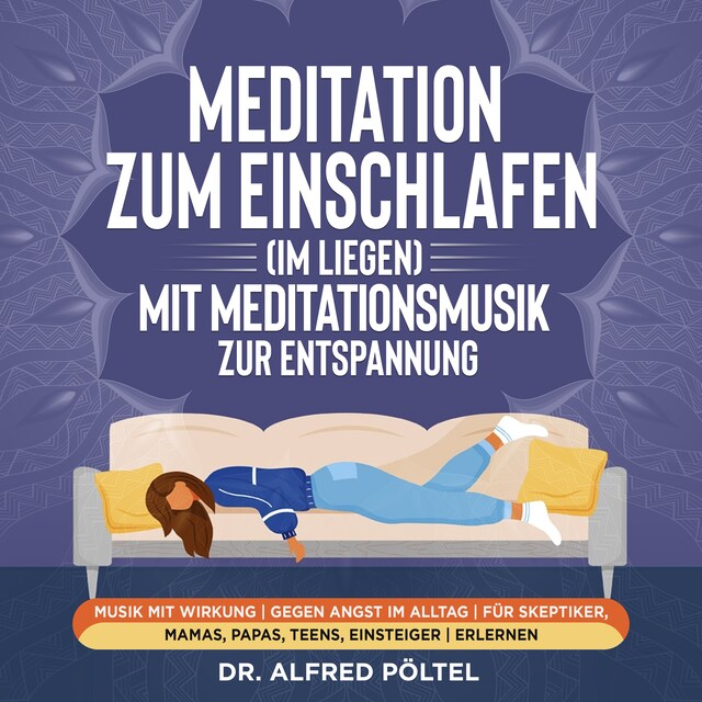 Book cover for Meditation zum Einschlafen (im Liegen) mit Meditationsmusik zur Entspannung