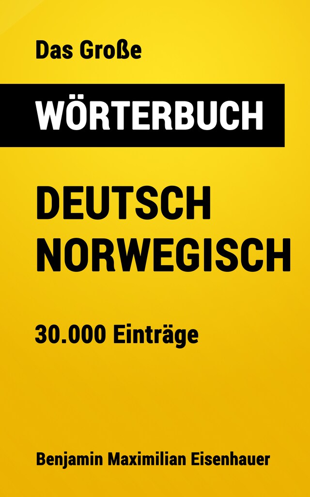 Buchcover für Das Große Wörterbuch  Deutsch - Norwegisch