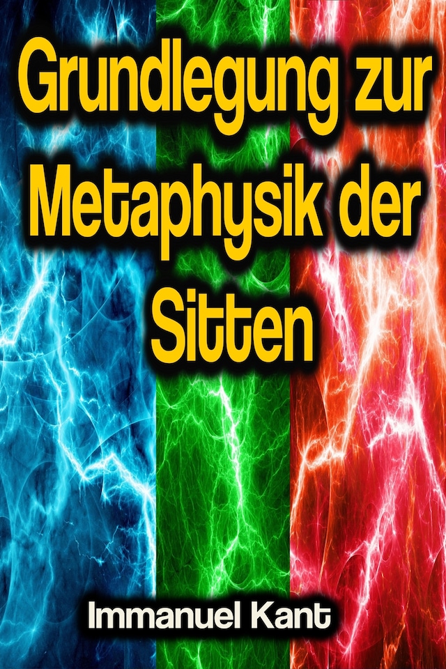 Boekomslag van Grundlegung zur Metaphysik der Sitten