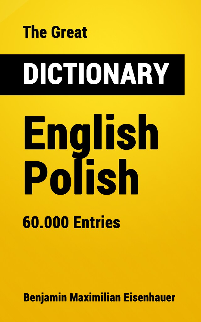 Buchcover für The Great Dictionary English - Polish