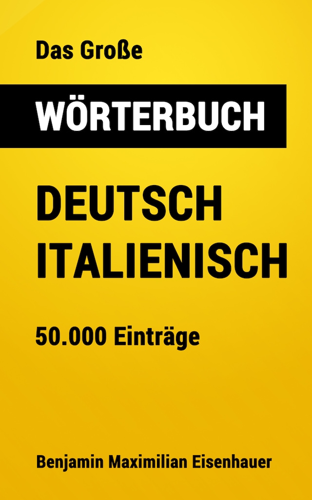 Buchcover für Das Große Wörterbuch  Deutsch - Italienisch