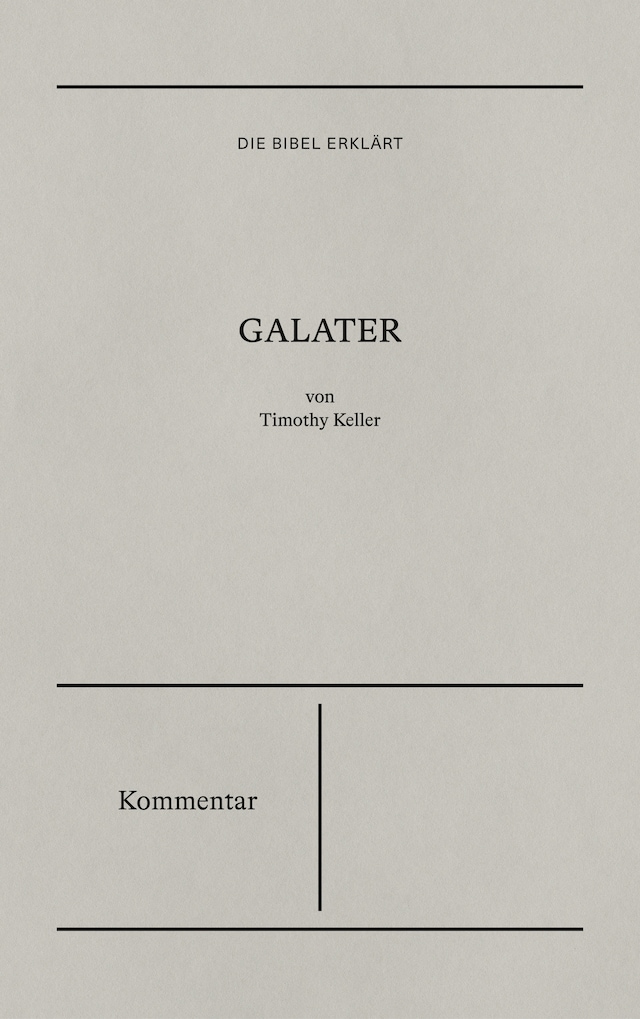 Book cover for Galater - Kommentar