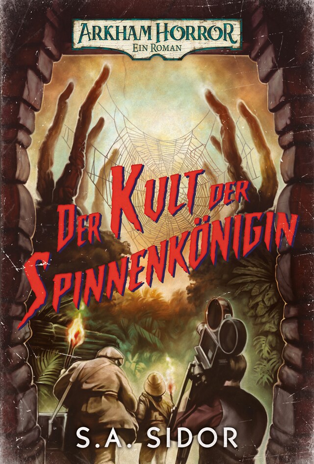 Okładka książki dla Arkham Horror: Der Kult der Spinnenkönigin
