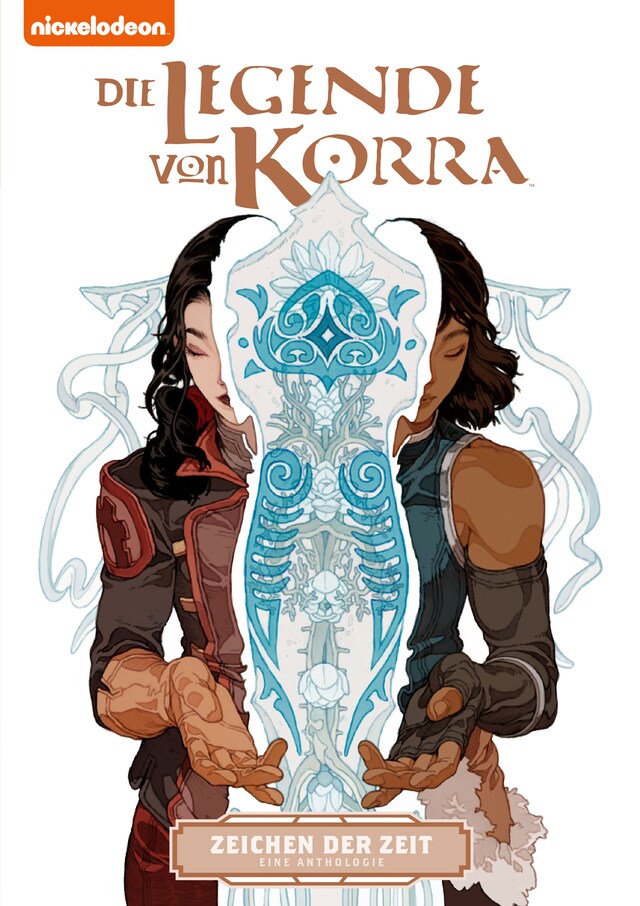 Portada de libro para Die Legende von Korra: Zeichen der Zeit