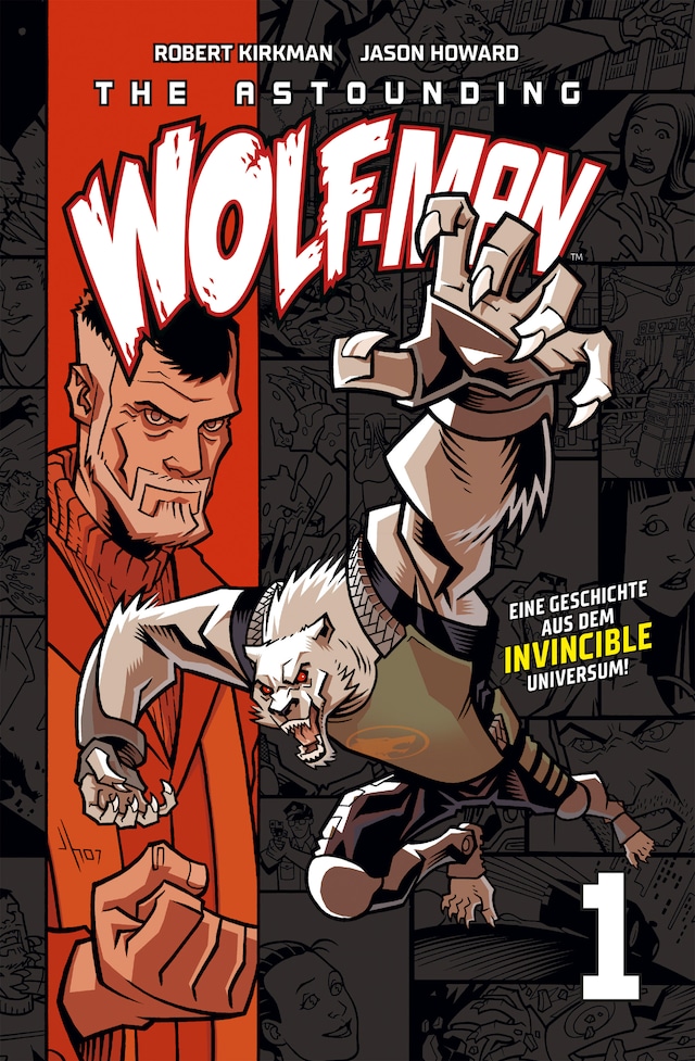 Kirjankansi teokselle The Astounding Wolf-Man 1