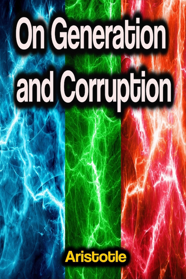 Bogomslag for On Generation and Corruption