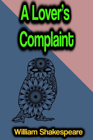 A Lover's Complaint bookCoverFor