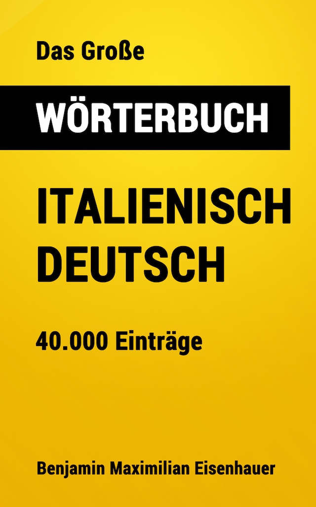 Buchcover für Das Große Wörterbuch  Italienisch - Deutsch