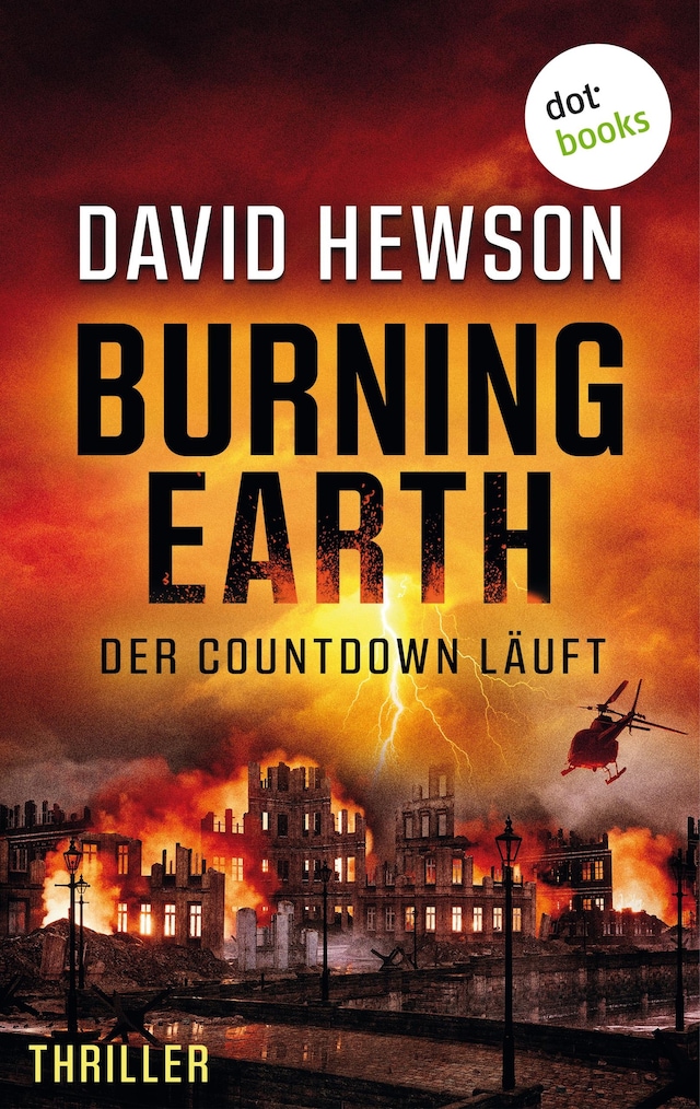 Book cover for Burning Earth - Der Countdown läuft