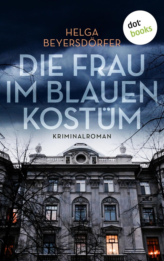 Buchcover für Die Frau im blauen Kostüm