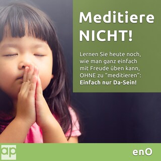 Meditiere NICHT! als Hörbuch