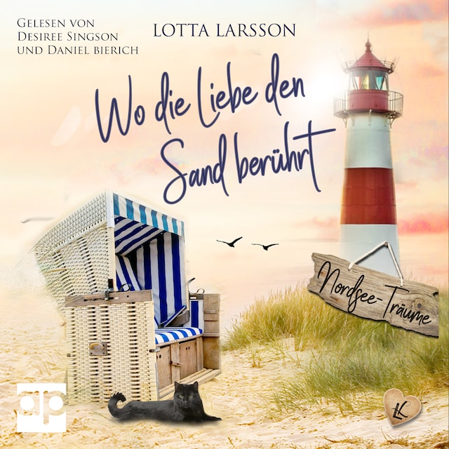 Portada de libro para Wo die Liebe den Sand berührt