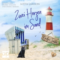 Zwei Herzen im Sand