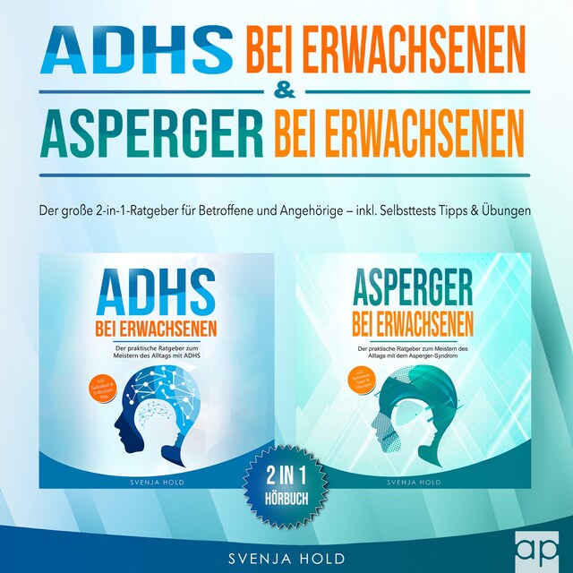 Buchcover für ADHS bei Erwachsenen & Asperger bei Erwachsenen