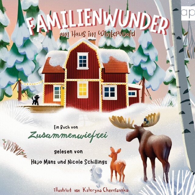 Buchcover für Familienwunder am Haus im Winterwald