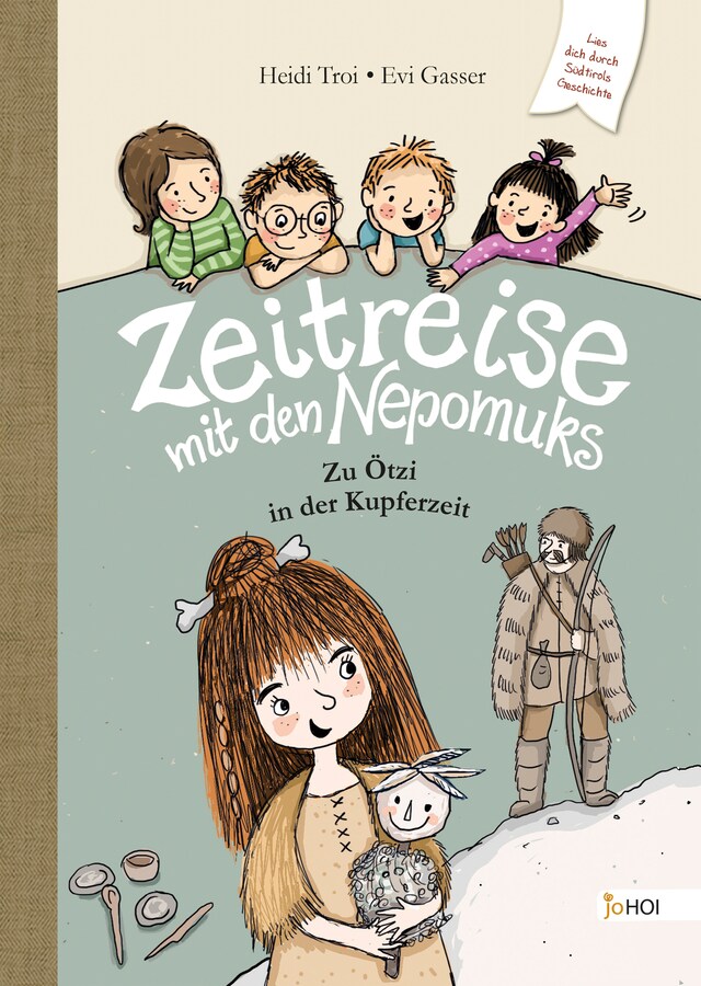 Book cover for Zeitreise mit den Nepomuks - Zu Ötzi in die Kupferzeit
