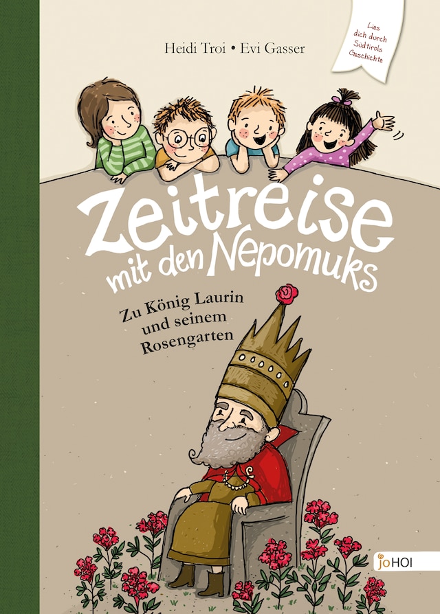 Book cover for Zeitreise mit den Nepomuks - Zu König Laurin und seinem Rosengarten