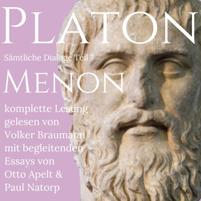 Buchcover für Menon