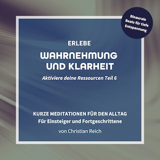 Erlebe Wahrnehmung und Klarheit als Hörbuch