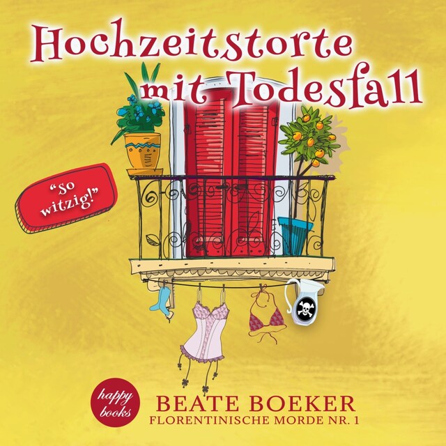 Buchcover für Hochzeitstorte mit Todesfall