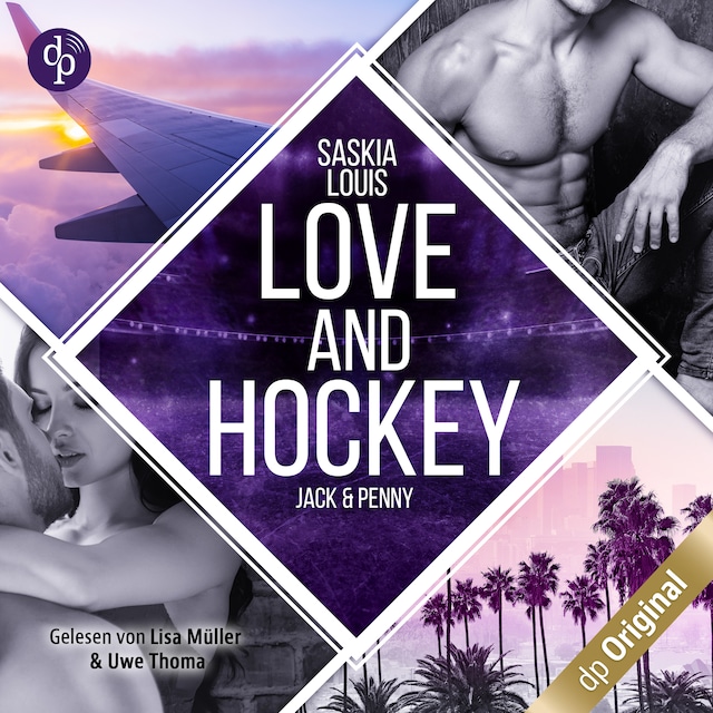 Portada de libro para Love and Hockey – Jack & Penny