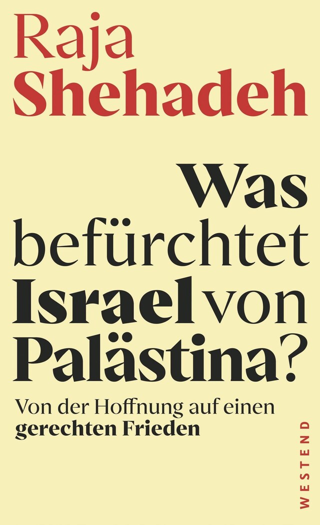 Buchcover für Was befürchtet Israel von Palästina?