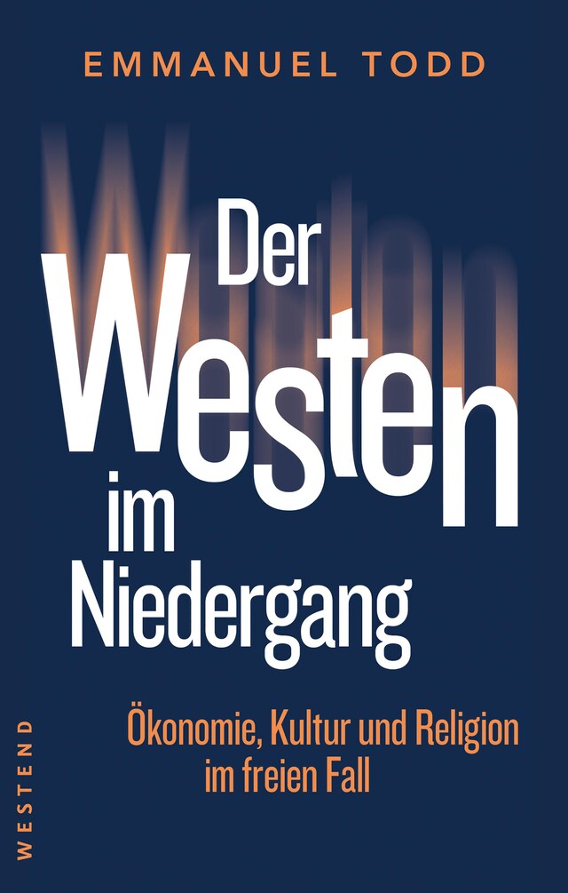 Kirjankansi teokselle Der Westen im Niedergang