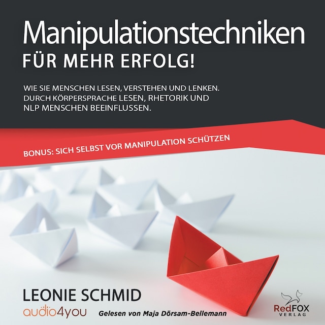 Buchcover für Manipulationstechniken – für mehr Erfolg!