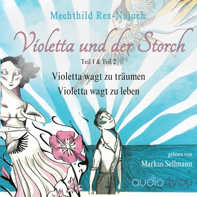 Boekomslag van Violetta und der Storch