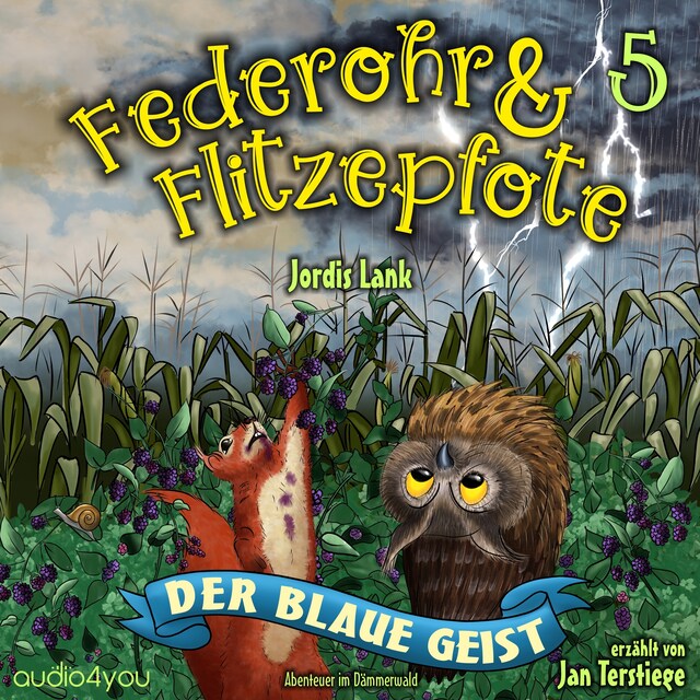 Book cover for Federohr und Flitzepfote 5 - Der blaue Geist